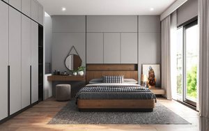 Decor phòng ngủ tận dụng ánh sáng tự nhiên giúp không gian thoáng đãng, rộng mở hơn