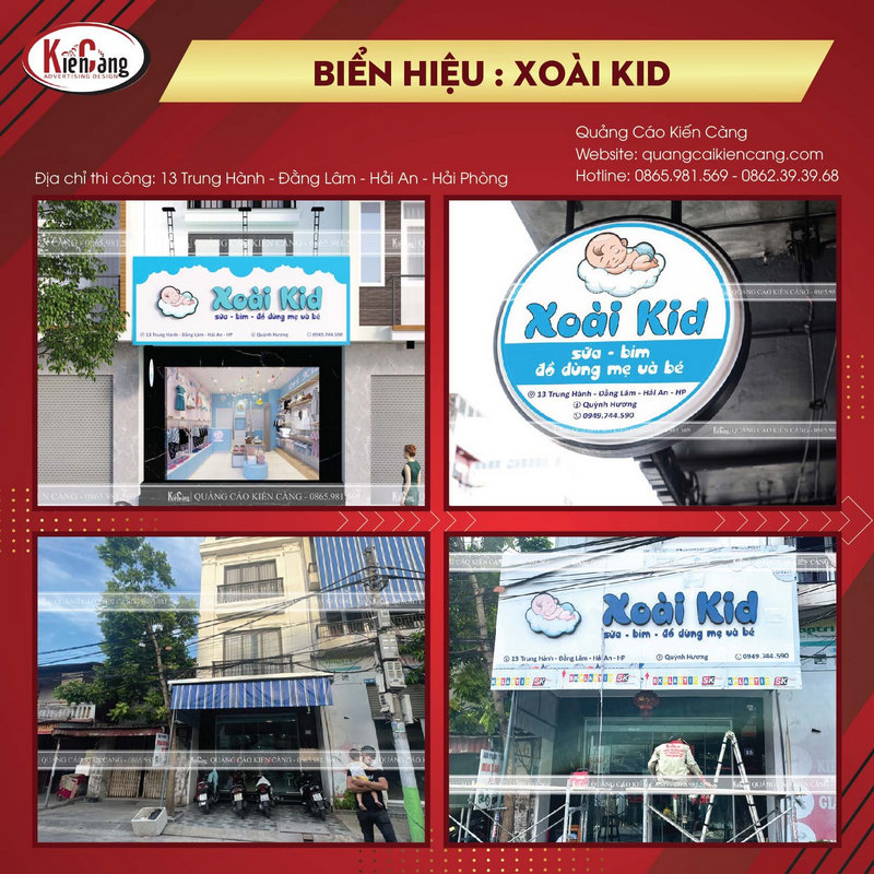  biển hiệu shop mẹ và bé