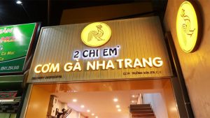 Làm bảng hiệu quán cơm đẹp, giá rẻ tại quảng cáo Kiến Càng