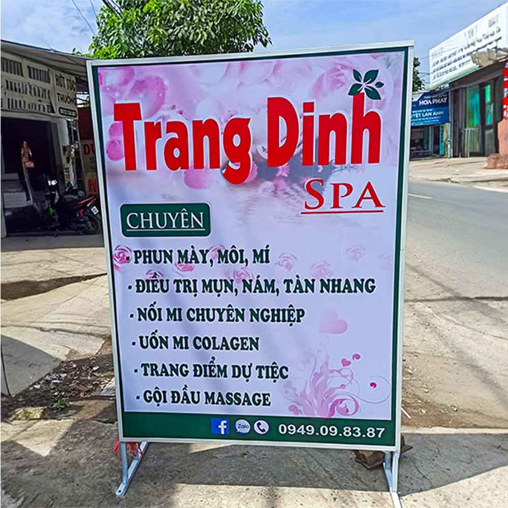 Bảng hiệu spa đứng là gì?