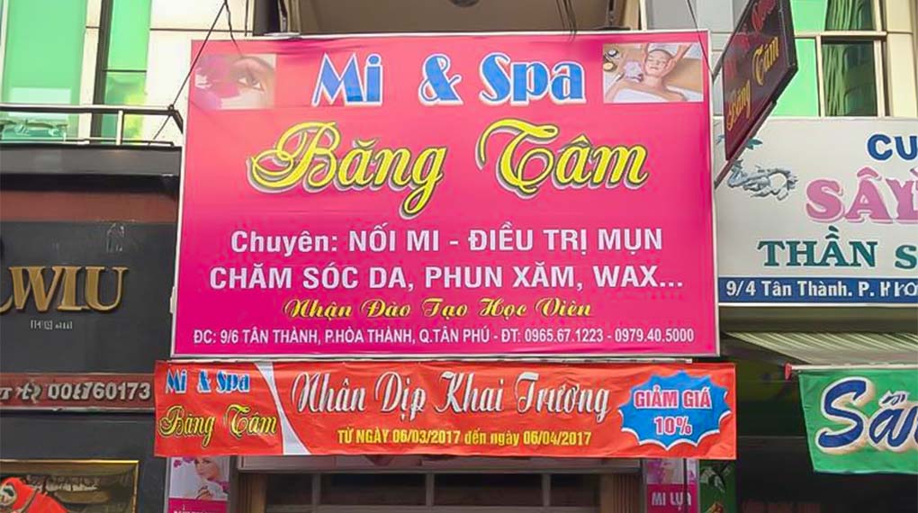 Biển bạt Spa Hiflex