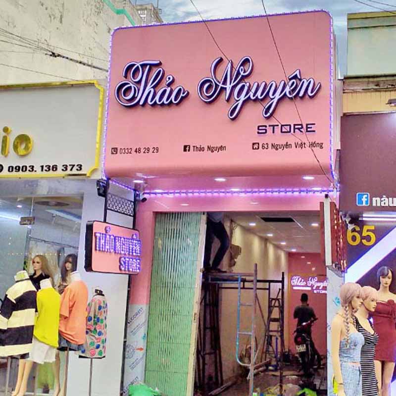 Tiêu chí để có một biển shop quần áo đẹp