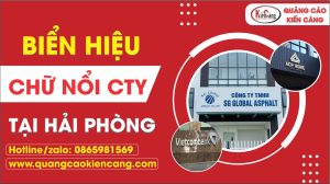 biển hiệu quảng cáo chữ nổi tòa nhà
