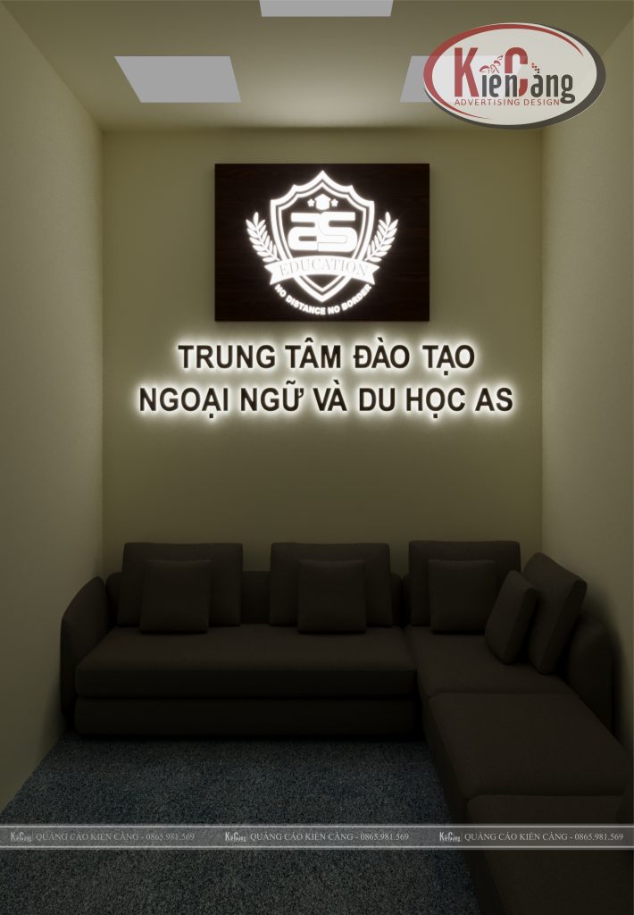 VÁCH CHỮ NỔI LOGO SÁNG ĐÈN