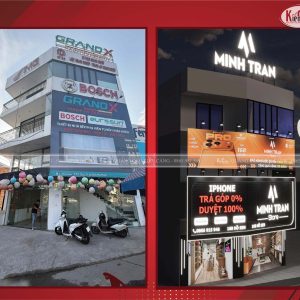 Thiết Kế & Thi Công Biển Hiệu Minh Trần Tại Hải Phòng 2025