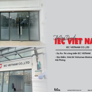 Thiết kế & thi công biển hiệu IEC Tại Hải Phòng 2026