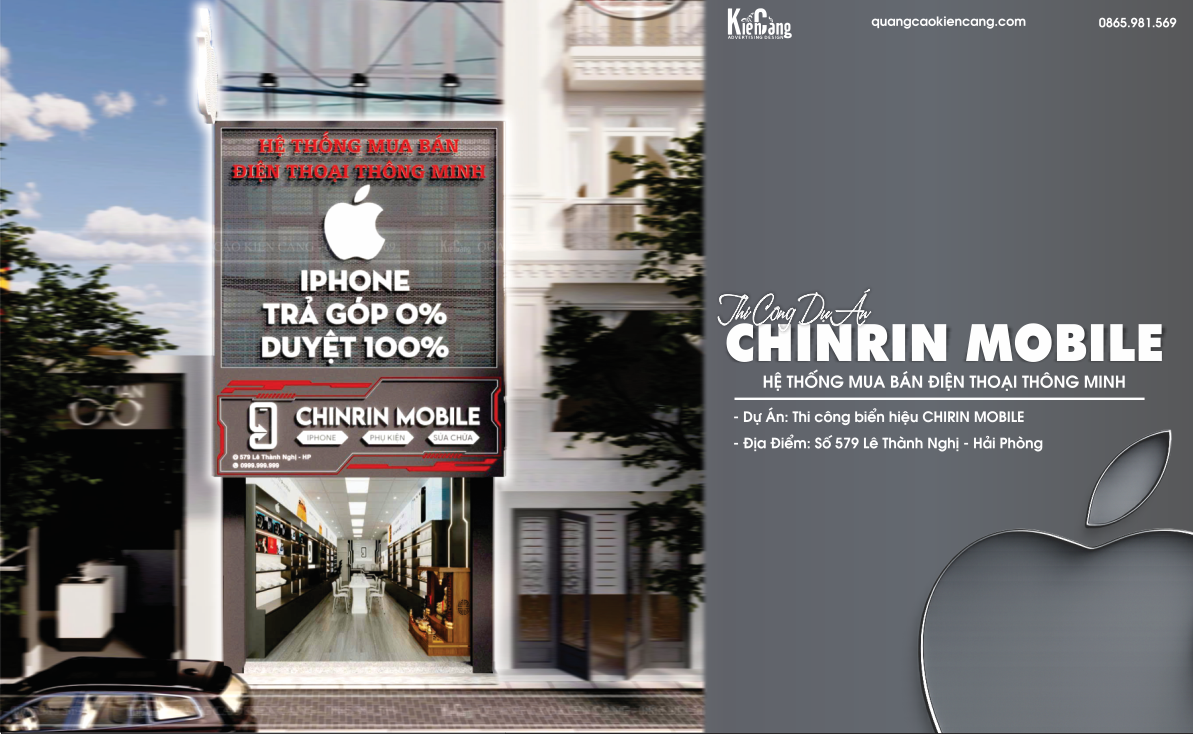Thiết Kế Biển Hiệu Shop Điện Thoại Đẹp Tại Hải Phòng 2026